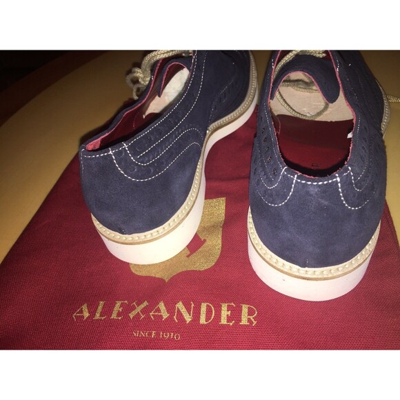 Alexander Nicolette 1910 Oxford Shoes Leather 41.5 Italian JARDO BROGUE Borrelli main image 5